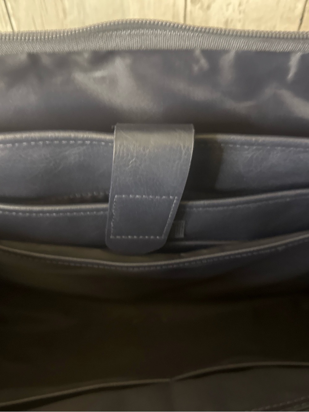 BÉIS The Weekender Bag Blue Travel Carry On Overnight Duffel W/ Shoulder Strap - Picture 10 of 11